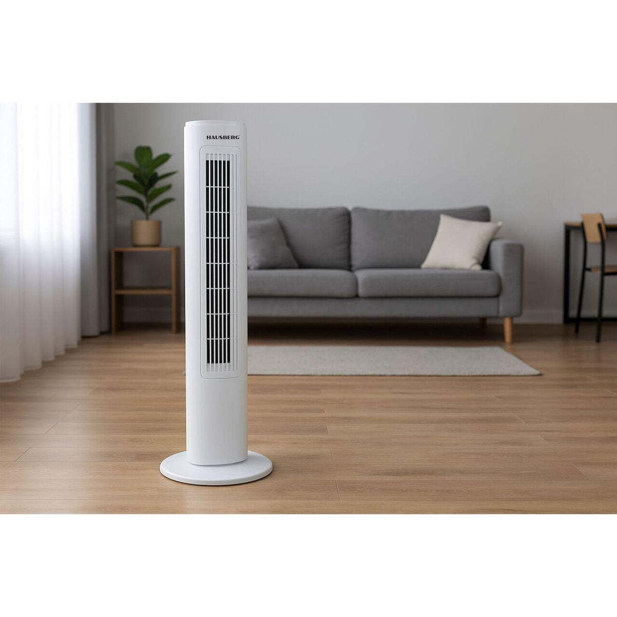 Ventilator Turn HAUSBERG HB-5950AB, 40-50W, 3 moduri de functionare, 3 trepte