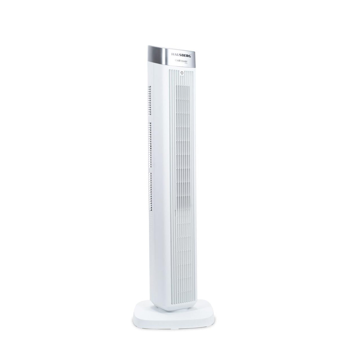 Ventilator turn digital HAUSBERG HB-5953AB, 55W, 41 inch, 3 viteze, 3 moduri, temporizator 24h, LED, oscilatie, telecomanda, difuzor parfum