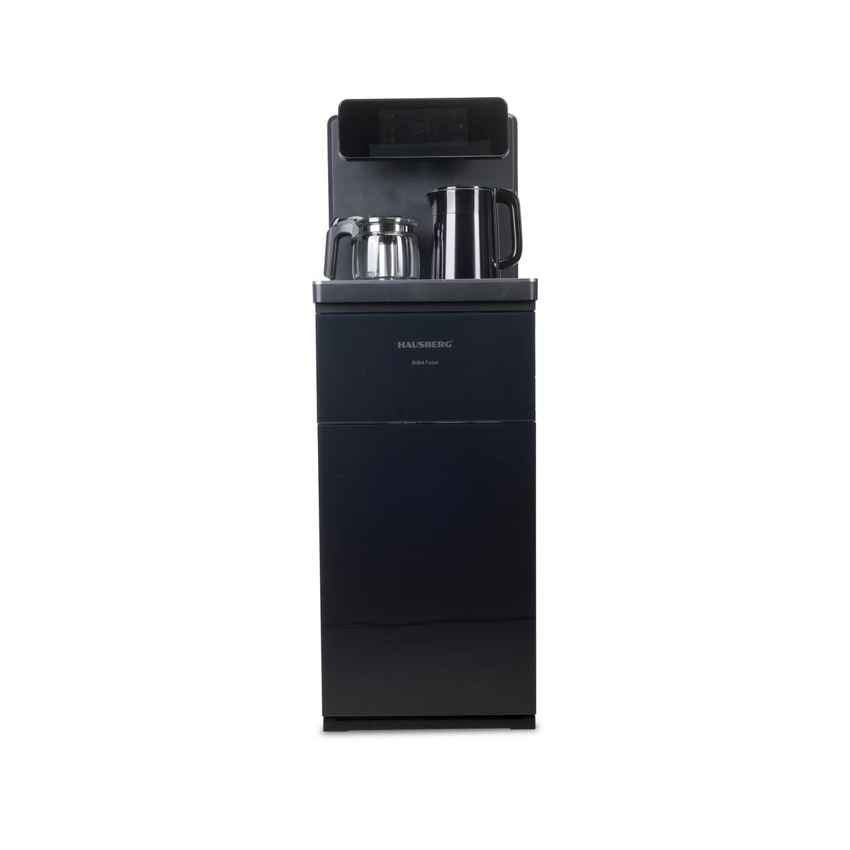Dozator apa de podea multifunctional HAUSBERG HB-6030NG, cu amplasarea bidonului la baza si Tea Bar, Apa calda/rece, Ceainic, Fierbator, Racire cu compressor