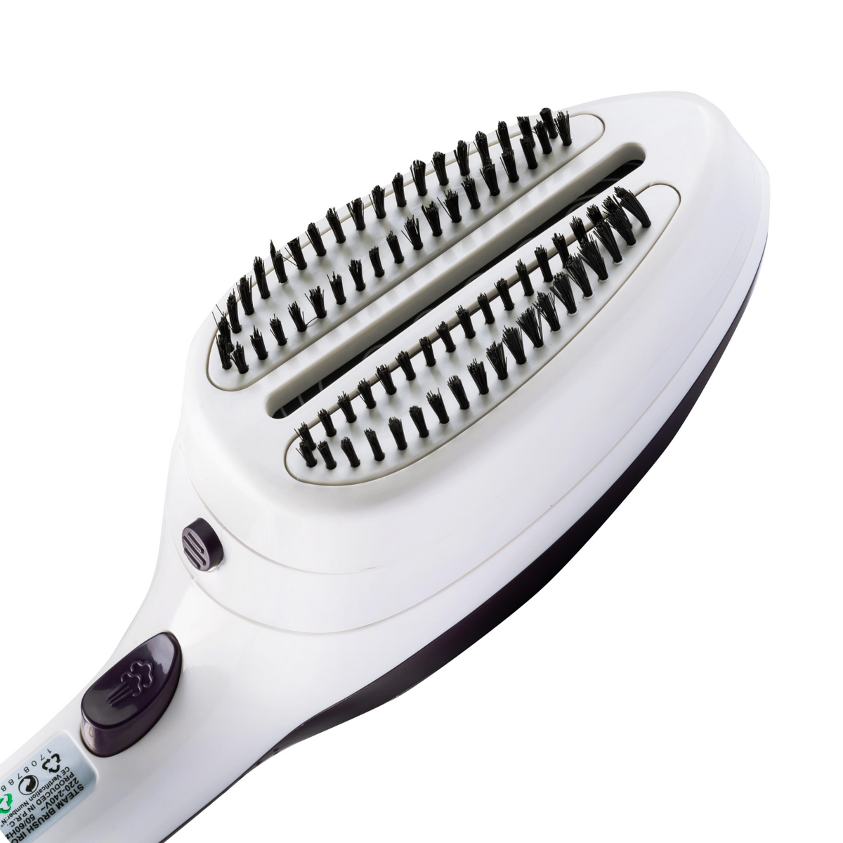 Fier de calcat vertical cu talpa ceramica Hausberg HB-7885MR, 900-1000W ,accesoriu detasabil cu 2 perie