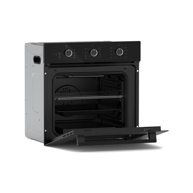 Cuptor electric incorporabil Hausberg HB-8044NG 58L 1600W Turbo 9 programe Negru