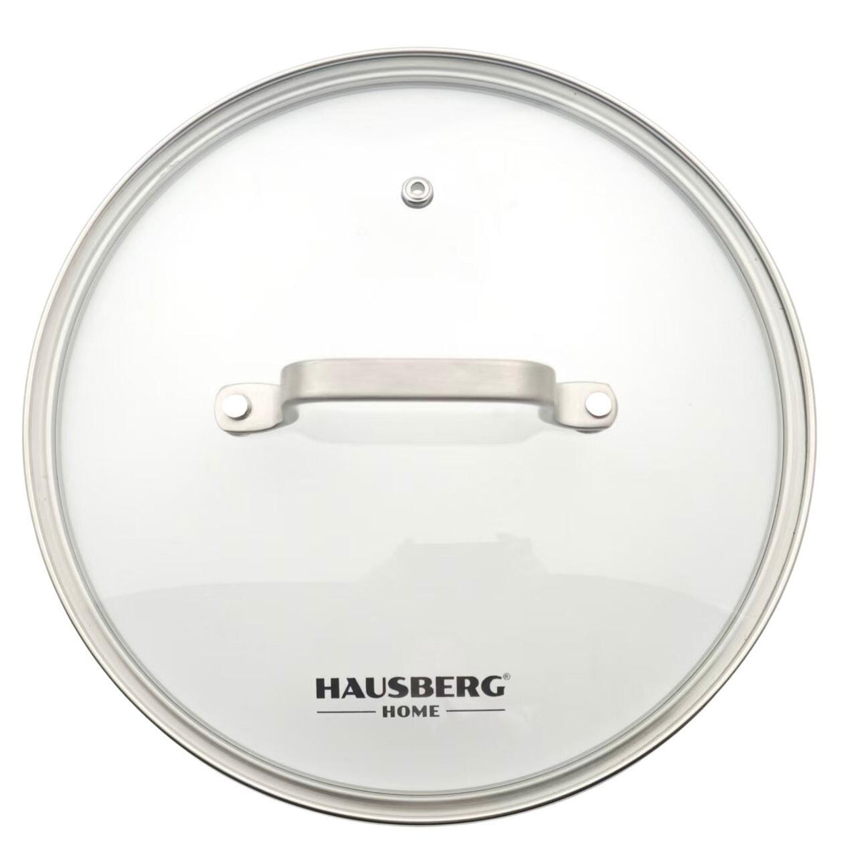 Oală Inox 3-Ply Hausberg HB-HLUX779, 28 cm, 7.3L, Structură Fagure (Honeycomb), Antiaderentă, Inducție