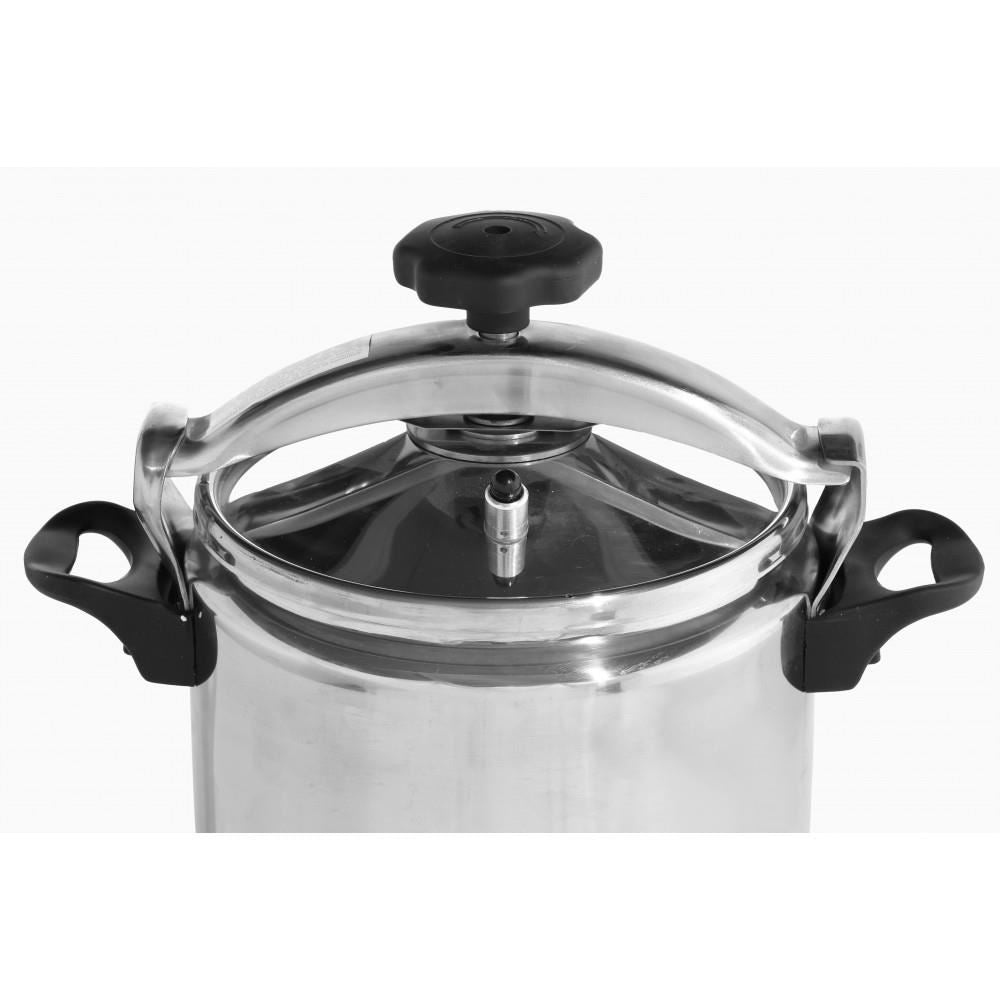 Oala sub presiune ERTONE MN-302, 8L, inox, capac sticla, inductie, garnitura silicon suplimentara