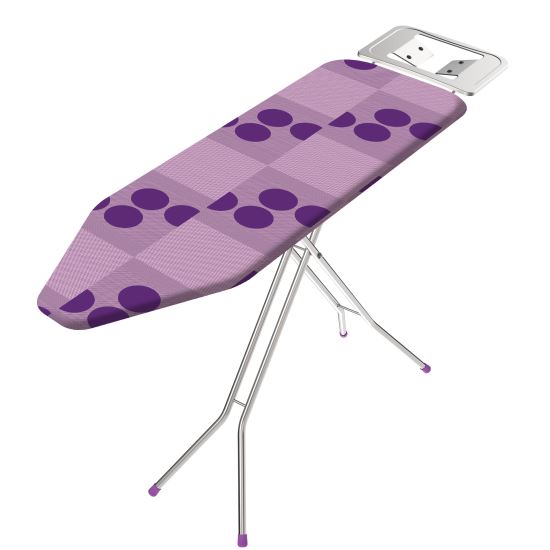 Masa de calcat EKOLIFE MN105M, vopsea electrostatica, husa bumbac si poliester, 62 x 87 x 105 cm