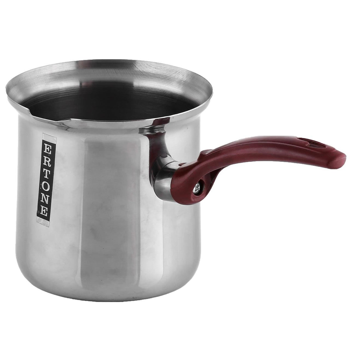 Ibric din Inox ERTONE ERT-MN 07, capacitate 0.85L, maner ebonita