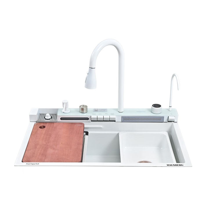 SET CHIUVETA SI BATERIE INOX  GAMA LUX 750*460 HBC-9955AB