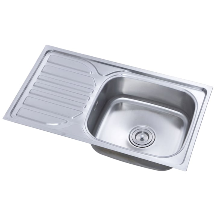 Chiuveta Freddo SN 9002, pentru blat, cuva dreapta, anticalcar, inox
